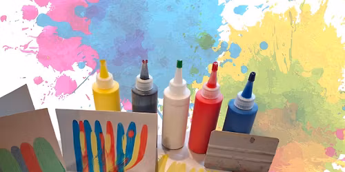 Colour My World - Squeegee Card Painting