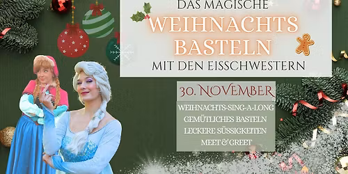 Weihnachtliches Basteln mit den Eisprinzessinnen