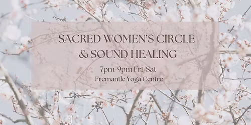 Women's Circle with Sound Bath
