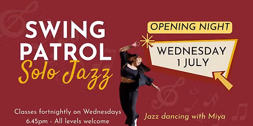 Swing Patrol Solo Jazz \u2013 Opening Night