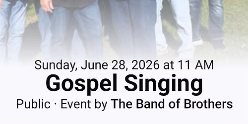 Independence Day celebration with singing group Band of Brothers