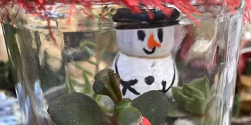 Children's Mini Snow Terrarium Workshop