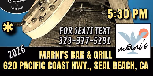 JOHNNY BURGIN - Blues Guitar Master from Chicago- in Seal Beach!