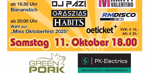 Schwarzautaler Wies'n Oktoberfest 2025