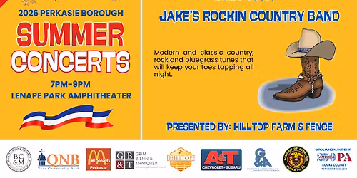 Jake's Rockin' Country Band - FREE Summer Concert