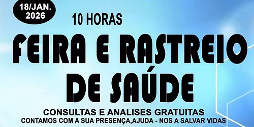 feira e Rastreio de Sa\u00fade