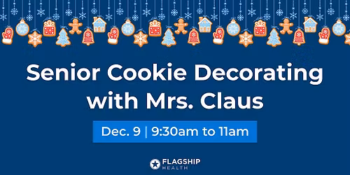 Senior Cookie Decorating with Mrs. Claus