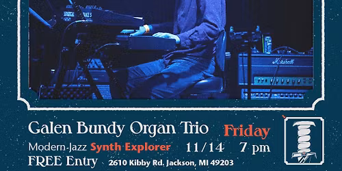 Galen Bundy Organ Trio Live at Ironbark!