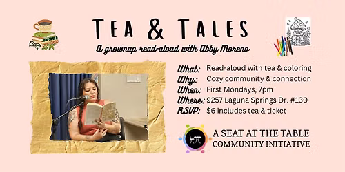 Tea & Tales: A Grownup Read-Aloud