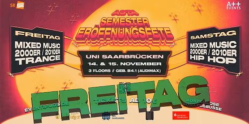 Semesterer\u00f6ffnungsfete: FREITAG \/ 14.11.2025