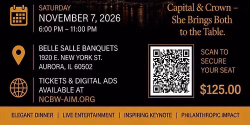 Luminare Awards & Scholarship Fundraiser Gala | NCBW 100, Aurora