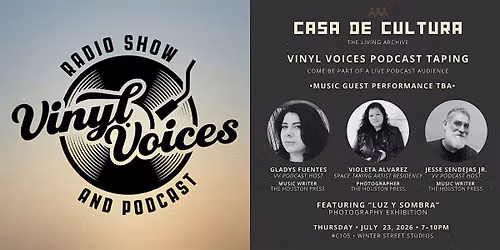 VINYL VOICES with Cucucuy as the Music Guest at Casa de Cultura