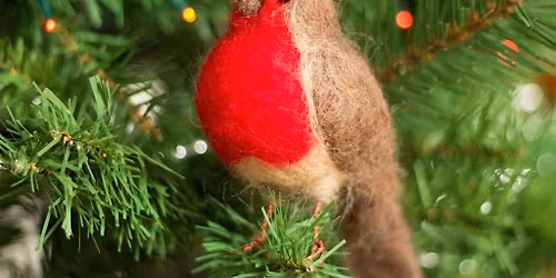 Festive Baubles with Needle Felting