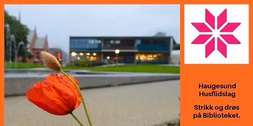 Strikk og lytt p\u00e5 Biblioteket