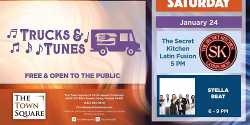 Trucks & Tunes with The Secret Kitchen Latin Fusion & Stella Beat