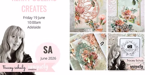 Uniquely Creative 'Tea & Tranquility' Album Class with Tracey - FULLY BOOKED