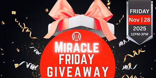Miracle Friday Give-a-way 