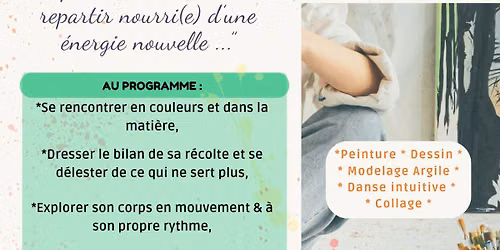 Atelier Art th\u00e9rapie "Aux rythmes de ma nature"
