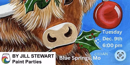 Holiday Cow Paint Party