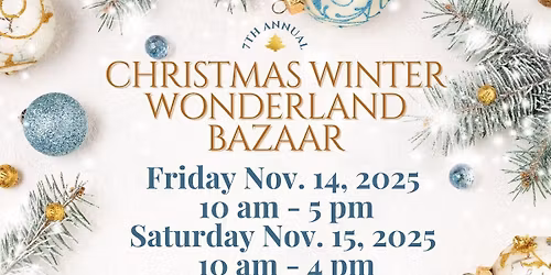 Christmas Winter Wonderland Bazaar