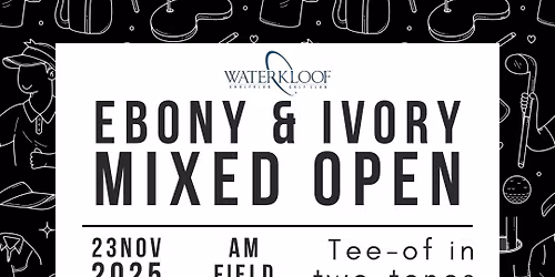 Ebony & Ivory Mixed Open