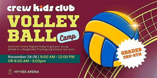 3-Day Volleyball Camp for Beginner to Intermediate Players