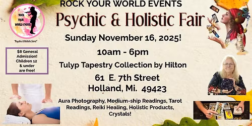 1 Day Psychic & Holistic Fair in Holland!