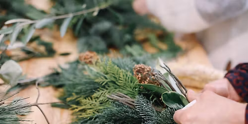Luxury Christmas Wreath Making at Honky Tonk Wine Library