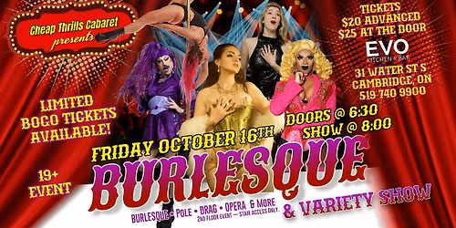 Burlesque and Variety Show at EVO