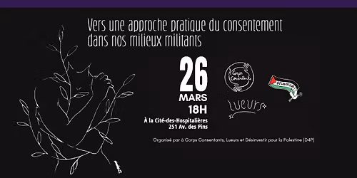 Atelier - Vers une approche pratique du consentement dans nos milieux militants