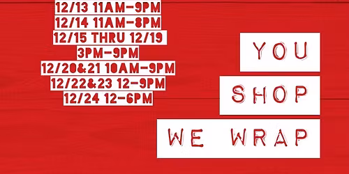 Holiday Wrapping @ The Chico Mall
