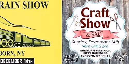 Annual Fall Toy Train Show plus Craft Vendor Show