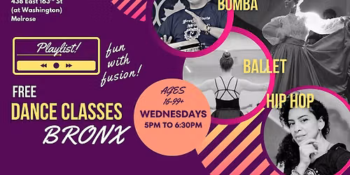 PLAYLIST Dance Class Series