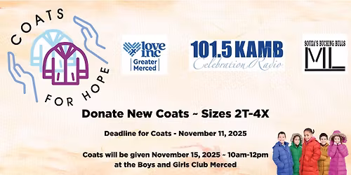 Coats for Hope Giveaway 2025