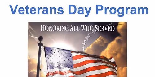 Veterans Day Program