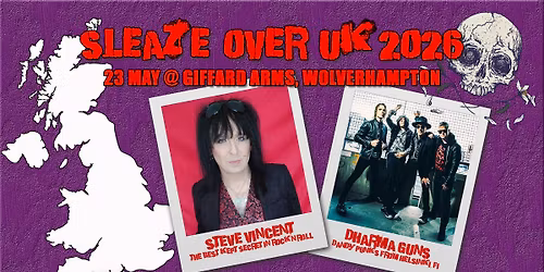 Dharma Guns (FI) & Steve Vincent Band UK Tour at The Giffard Arms