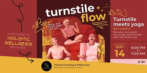 Turnstile Flow: A Yoga Class for Rocking Out