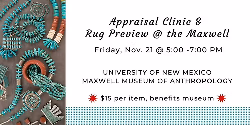Appraisal Clinic + Rug Preview @ the Maxwell