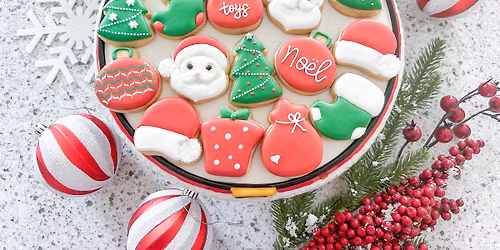 SOLD OUT - Dec 19 - Here Comes Santa Claus - Christmas Cookie Decorating Class