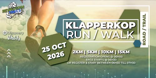 Klapperkop Road or Trail Run\/Walk