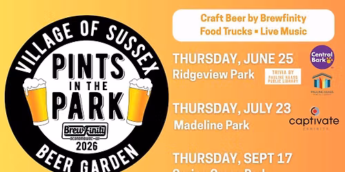 Pints in the Park Beer Garden