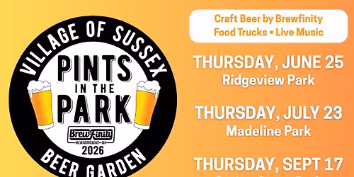 Pints in the Park Beer Garden