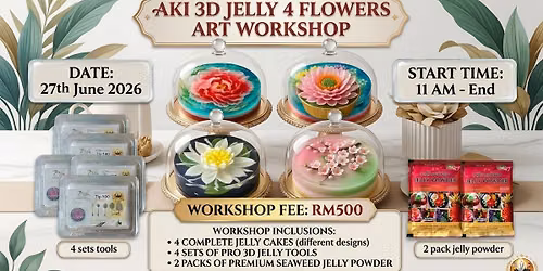 Basic 4 flowers art workshop 