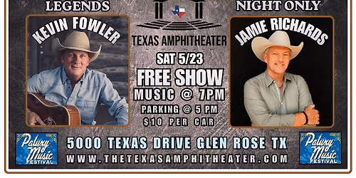 Paluxy Music Festival w\/ Kevin Fowler + Jamie Richards