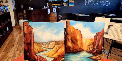 Grand Canyon - sip and paint