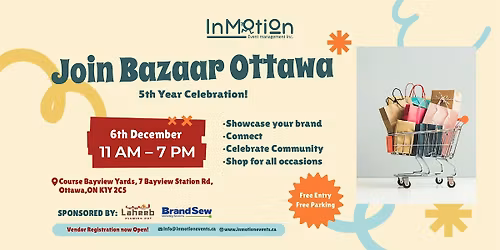 Join Bazaar Ottawa, a vibrant community market celebrating creativity
