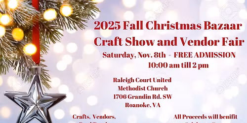 2025 Fal Christmas Bazaar Craft Show and Vendor Fair