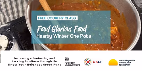 Free Cookery Class - Hearty Winter One Pots