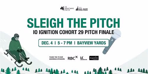 Sleigh the Pitch - IO Ignition Cohort 29 Pitch Finale