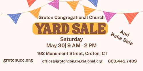 Groton Congregational Church Yard Sale